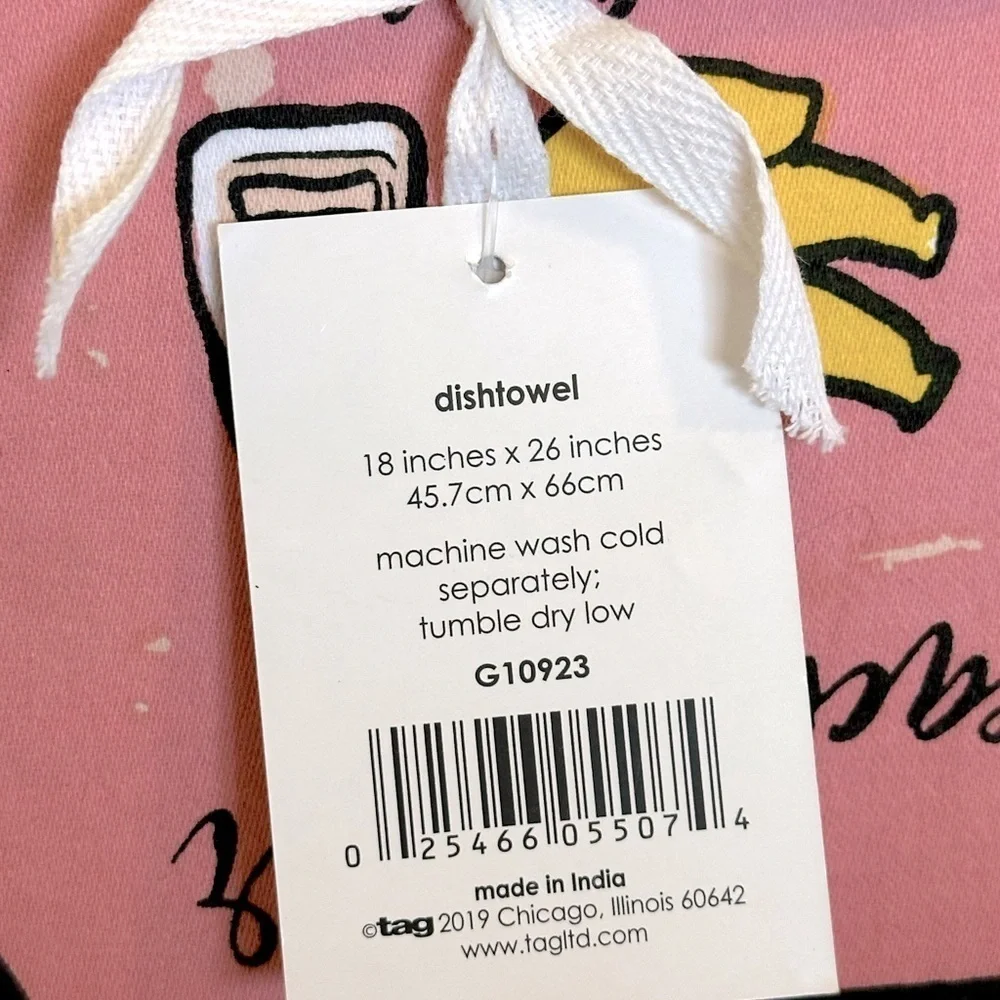 Tag hand towel